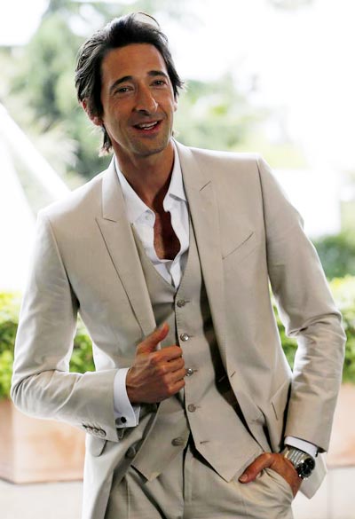 Adrien Brody promotes 'Emperor' in Cannes