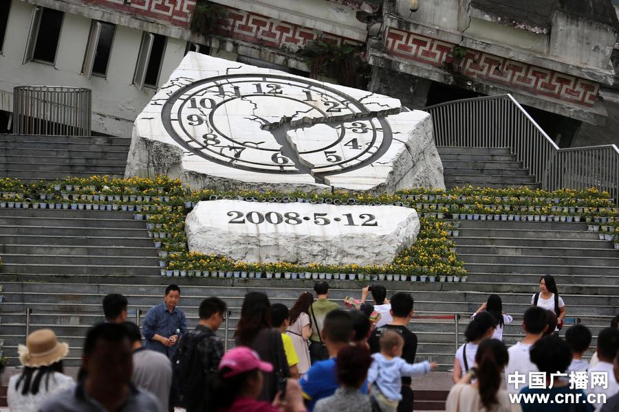 四川汶川地震5周年：映秀五一迎來旅游高峰