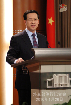 外交部敦促美方認(rèn)清售臺(tái)武器問題敏感性