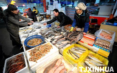 天津積極組織海鮮貨源填補市場空缺