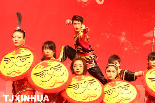天津：大學(xué)生武術(shù)隊(duì)出訪波蘭、德國