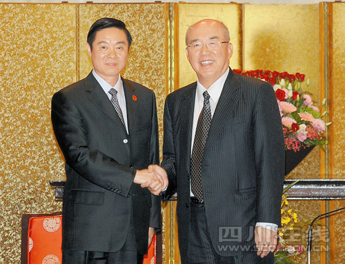 中國(guó)國(guó)民黨榮譽(yù)主席吳伯雄會(huì)見(jiàn)劉奇葆