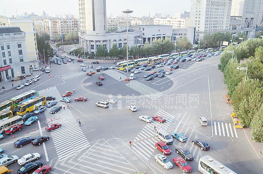 哈爾濱市道路升級改造帶來生活新景象（組圖）