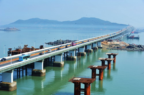 平潭海峽大橋通車　結束輪渡進出海島歷史