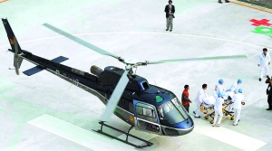 北京空中急救試航 將用于大型突發事件緊急救援