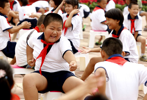 北京房山“7•21”受災學校如期開學 安全教育成第一課