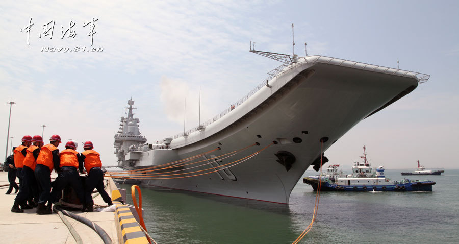 遼寧艦出海開展科研試驗和訓練（高清組圖）