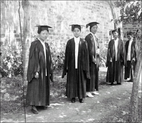 民國時期金陵美女的大學舊照(組圖)