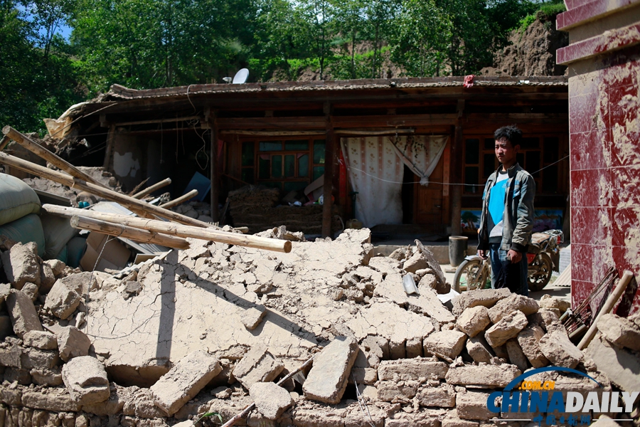 震區表情：甘肅定西6.6級地震災后見聞