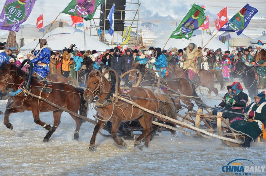 內蒙古舉辦冰雪那達慕