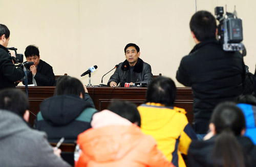 河南蘭考縣召開新聞通氣會(huì) 通報(bào)“1.04”火災(zāi)事件