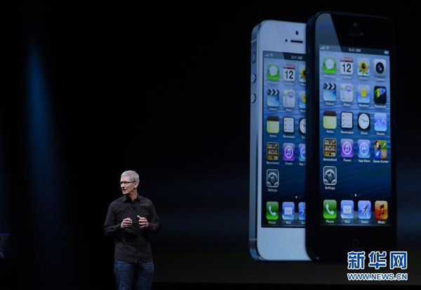 蘋果iPhone 5將于14日在中國上市 售價5288元起