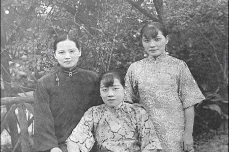 罕見！宋氏三姐妹少女時期合影