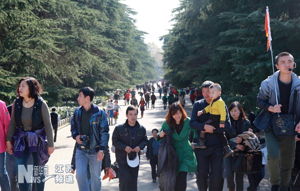 中山陵陵寢免費(fèi)開放兩周年