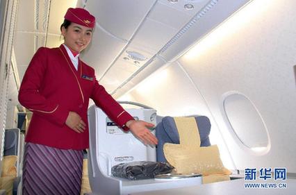 飛翔從此大不同 探訪中國首架空客A380飛機