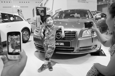 兒童模特首現國內車展最“嫩”者年僅4歲(圖)