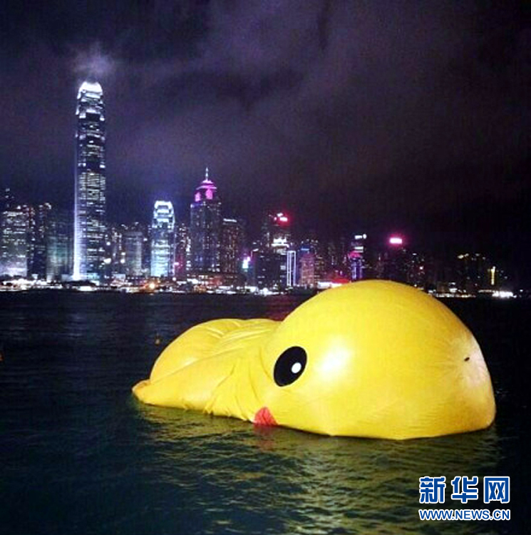 “小黃鴨”掛了 網友笑稱“禽流感太強大了”