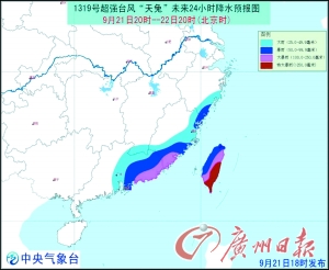 風力17級 “天兔”賽“尤特”