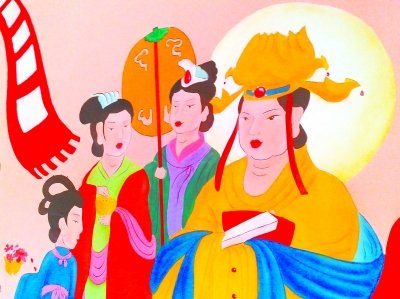 遼寧古寺壁畫被修復(fù)成“紅配綠” 令人咋舌(圖)