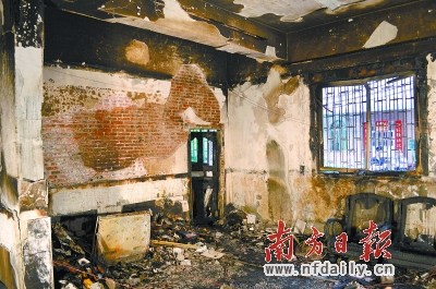 民宅發生火災祖孫5人遇難 防盜網堵住逃生通道(圖)