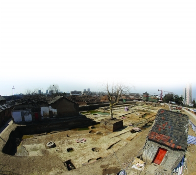 南京門西地區發現古建筑遺址或為李白詩中的鳳凰臺