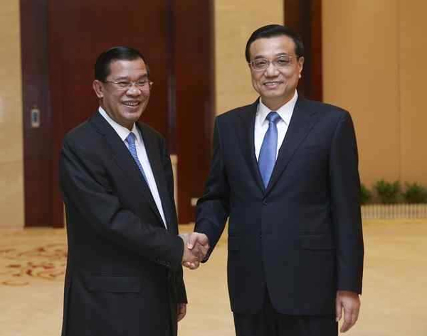 李克強：支持洪森繼續領導柬走符合本國國情的發展道路