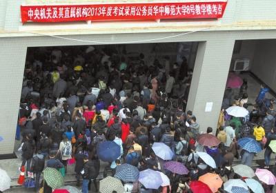 “國考”首日報名爆棚 人數(shù)創(chuàng)5年來新高