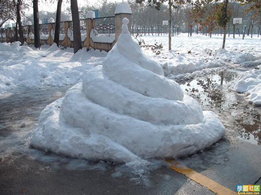下雪啦！看看堆雪人的N種方法