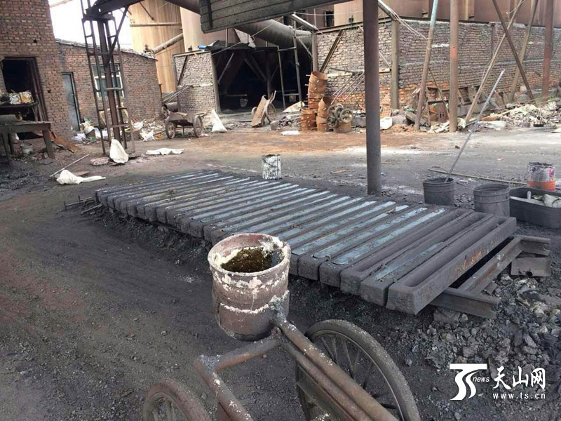 烏魯木齊市質監局搗毀一違法生產地條鋼加工廠