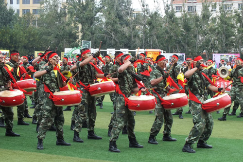 西北省區兵團中華鑼鼓邀請賽精彩上演