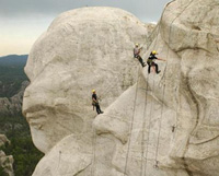 Mount Rushmore gets a facial
