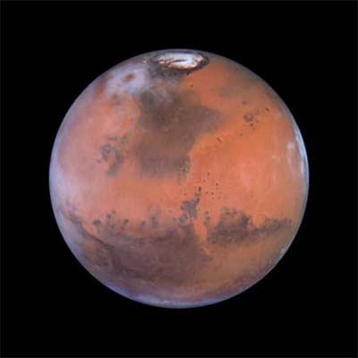 美科學(xué)家推出火星國旗 人類千年后或移民火星