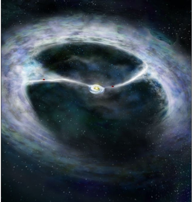 行星吸收氣體成長?科學家首次直接觀測到相關證據