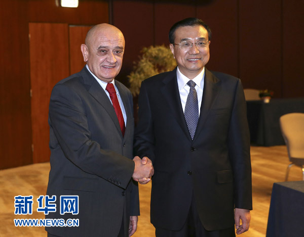 李克強(qiáng)會(huì)見波黑、克羅地亞、立陶宛、愛沙尼亞四國總理
