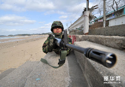 高清組圖：韓美開始舉行聯合軍事演習
