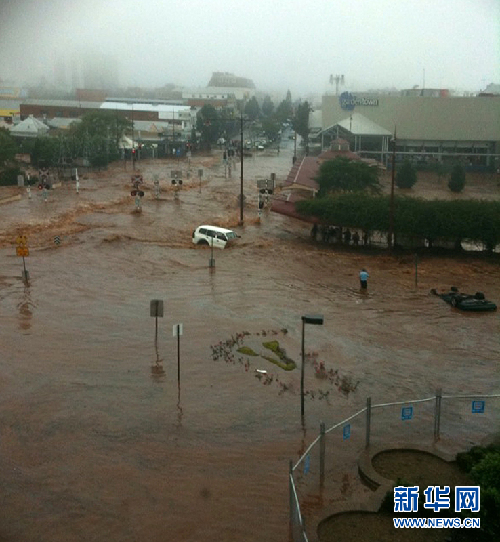 高清：澳大利亞東部降雨持續(xù) 洪水肆虐