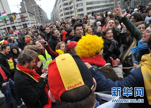 比利時民眾舉行維護國家統一大游行