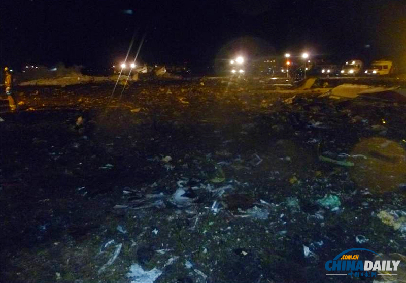 俄羅斯客機(jī)降落后爆炸 機(jī)上50人或全部遇難（圖）