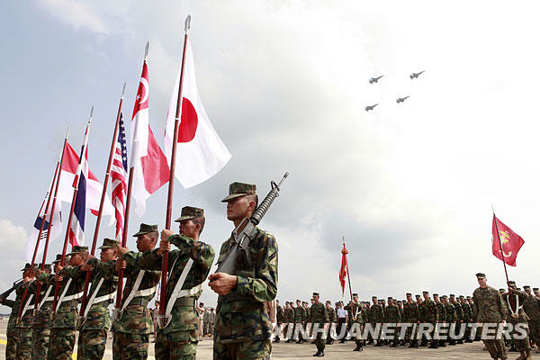 “金色眼鏡蛇”軍演在泰國舉行[組圖]
