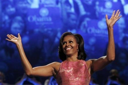 米歇爾民主黨大會發表動情演講 贊奧巴馬踐行美國夢