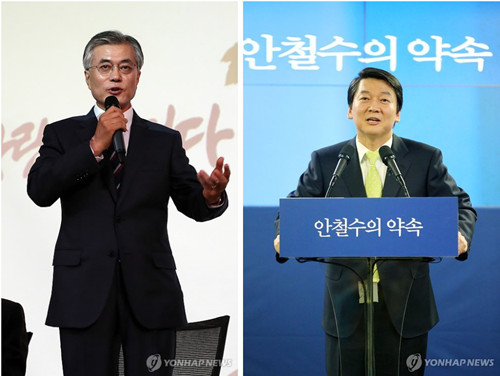 兩名韓國總統候選人商定舉行電視辯論