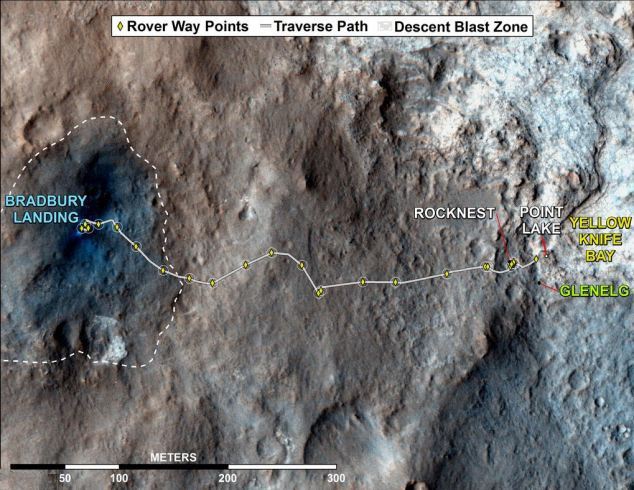 “好奇”號首次完成火星土壤分析 火星生命仍是謎題