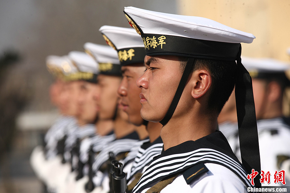 中國海軍北海艦隊新兵威武亮相（組圖）