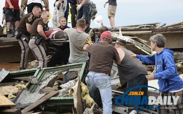 美國遭遇嚴重龍卷風襲擊 已致51人死140多人傷