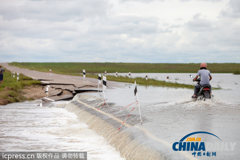 俄羅斯阿穆爾河水位上漲 城市進入緊急狀態（高清組圖）