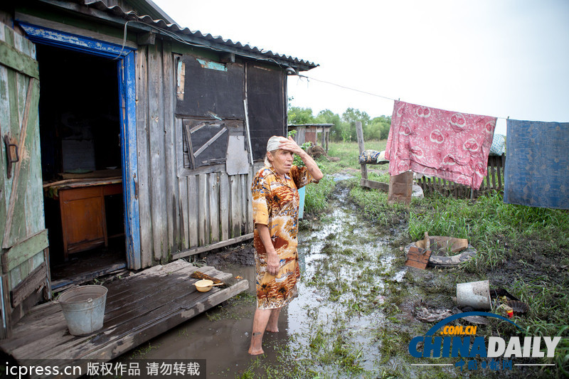俄羅斯阿穆爾河水位上漲 城市進入緊急狀態（高清組圖）