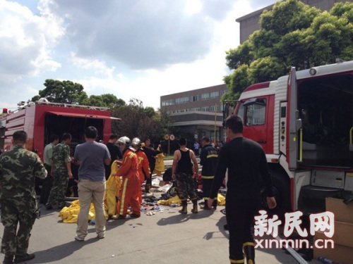 上海一冷庫液氨泄漏致15死26傷 現場搜救已結束