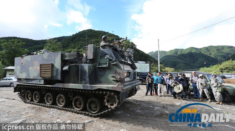 駐韓美軍試射多管火箭 場(chǎng)面壯觀（高清組圖）