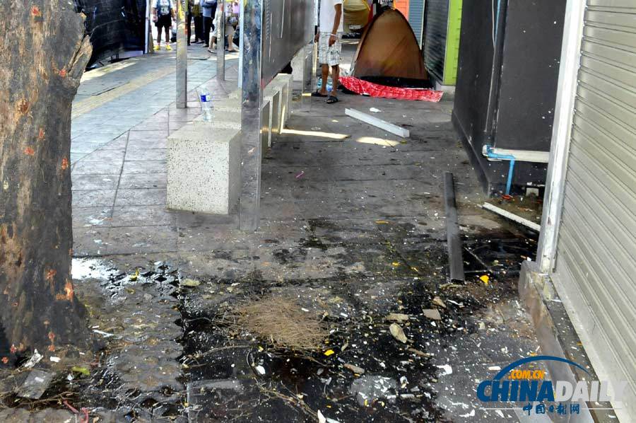 泰國反政府示威據(jù)點(diǎn)遭炸彈襲擊 至少28人受傷