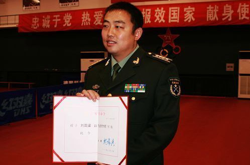 中國體育軍人盤點:劉國梁師級 王皓比肩王治郅